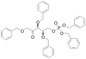 Dibenzyl ((2R,3S)-2,3,5-Tris(benzyloxy)-4-oxopentyl) Phosphate