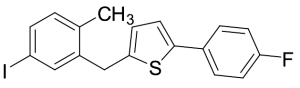 2-(4-Fluorophenyl)-5-[(5-iodo-2-methylphenyl)methyl]thiophene