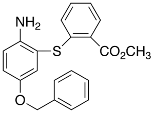 4-Benzyloxy-2-(2’-carbomethoxy)thiophenylaniline