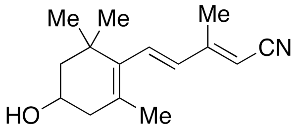 (2E,4E)-3-Methyl-5-(4-hydroxy-2,6,6-trimethyl-1-cyclohexen-1-yl)-2,4-pentadienenitrile