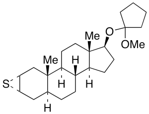 Mepitiostane (Contains ~15% 3alpha,4alpha-Epithio isomer)