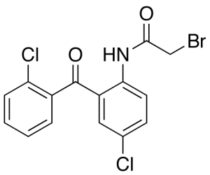 2-Bromo-acetamide-2’,5-dichlorobenzophenone