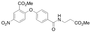 2-(4-((3-Methoxy-3-oxopropyl)carbamoyl)phenoxy)-5-nitrobenzoic Acid Methyl Ester