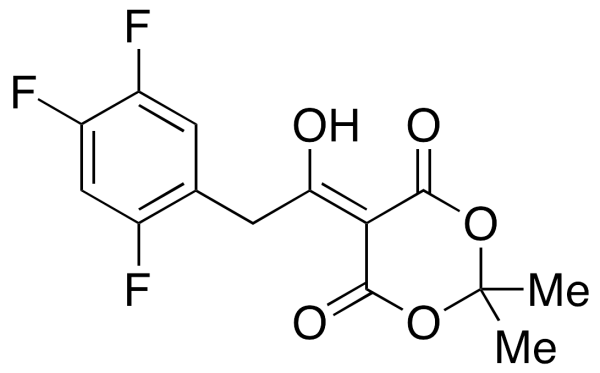 5-[1-Hydroxy-2-(2,4,5-trifluorophenyl)ethylidene]-2,2-dimethyl-1,3-dioxane-4,6-dione