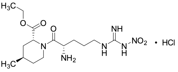 (2R,4R)1-[(2S)2-Amino-5-[[imino(nitroamino)methyl]amino]-1-oxopentyl]-4-methyl-2-piperidinecarboxylic Acid Ethyl Ester Hydrochloride