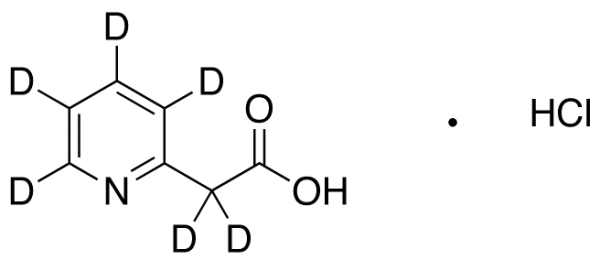 2-Pyridylacetic Acid-d6 Hydrochloride (d5 Major)