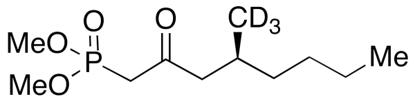 Dimethyl (4S)-4-Methyl-(2-oxooctyl)phosphonate-d3
