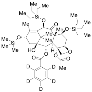 7,10-Bis[O-(triethylsilyl)]-10-deacetyl-13-O-trimethylsilyl Baccatin III-d5