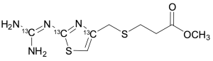 Famotidine Acid Methyl Ester-13C3