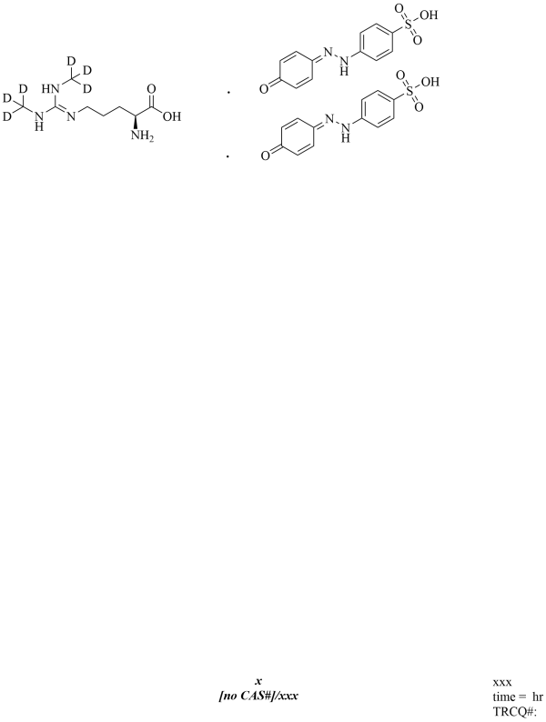 N5-[Bis(methyl-D3-amino)methylene]-L-ornithine Di(p-hydroxyazobenzene-p'-sulfonate)