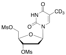 3',5'-Dimethanesulfonate Thymidine, Methyl-d3
