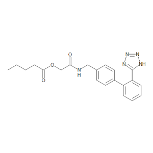 2-Oxo-2-[[[2'-(2H-tetrazol-5-yl)[1,1'-biphenyl]-4-yl]methyl]amino]ethyl Pentanoate