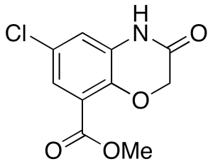 6-Chloro-3,4-dihydro-3-oxo-2H-1,4-benzoxazine-8-carboxylic Acid Methyl Ester