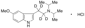 5-Methoxy-N,N-diisopropyltryptamine-d4 Hydrochloride