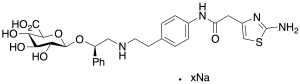 Mirabegron O-Glucuronide Sodium Salt