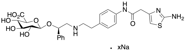Mirabegron O-Glucuronide Sodium Salt