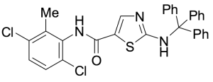 N-(3,6-Dichloro-2-methylphenyl)-2-(tritylamino)thiazole-5-carboxamide