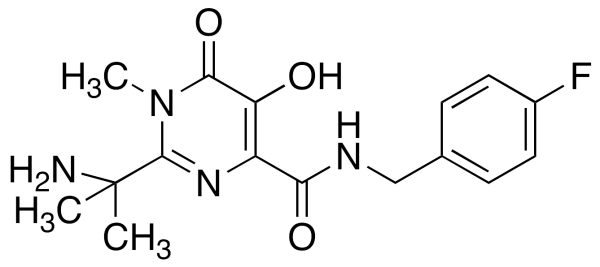 2-(1-Amino-1-methylethyl)-N-(4-fluorobenzyl)-5-hydroxy-1-methyl-6-oxo-1,6-dihydropyrimidine-4-carboxamide