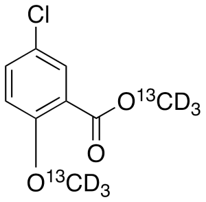5-Chloro-2-methoxy-benzoic Acid Methyl Ester-13C2,d6