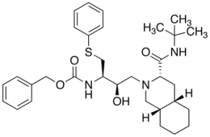 [3S-(3S,4aS,8aS,2’R,3’R)]-2-[3’-N-CBz-amino-2’-hydroxy-4’-(phenyl)thio]butyldecahydroisoquinoline-3-N-t-butylcarboxamide