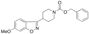 6-Methoxy-3-[4-(N-benzyloxycarbonyl)piperidinyl]-1,2-benzisoxazole