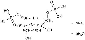 D-Fructose-13C6 1,6-Bisphosphate Sodium Salt Hydrate