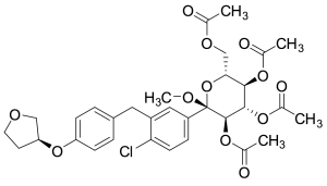 1-Methoxy-Empagliflozin Tetraacetoxy