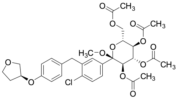 1-Methoxy-Empagliflozin Tetraacetoxy
