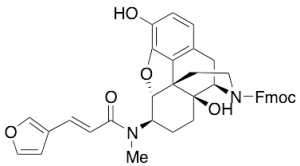 (5Alpha,6Beta)-4,5-Epoxy-6-[[(2E)-3-(3-furanyl)-1-oxo-2-propenyl]methylamino]-3,14-dihydroxymorphinan-17-carboxylic Acid 9H-Fluoren-9-ylmethyl Ester