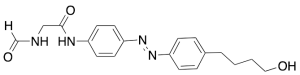 (E)-2-Formamido-N-(4-((4-(4-hydroxybutyl)phenyl)diazenyl)phenyl)acetamide, >90%
