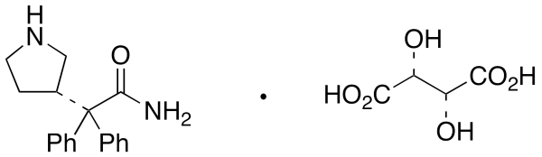 (S)-a,a-Diphenyl-3-pyrrolidineacetamide L-Tartrate