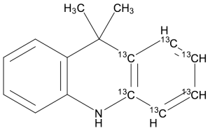 9,9-Dimethyl-9,10-dihydroacridine-1,2,3,4,4a,9a-¹³C₆