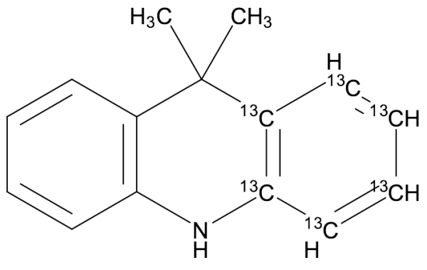 9,9-Dimethyl-9,10-dihydroacridine-1,2,3,4,4a,9a-¹³C₆