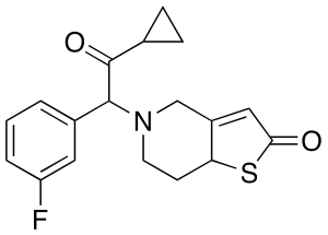 m-Fluoro Prasugrel Thiolactone(Mixture of Diastereomers)