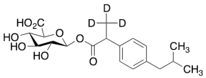Ibuprofen-d3 Acyl-Beta-D-glucuronide  (mixture of diastereomers)