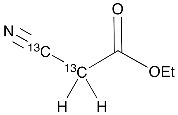 Ethyl Cyanoacetate-2,3-13C2