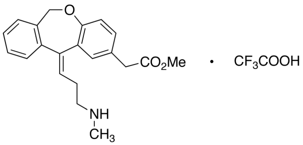 N-Desmethyl Olopatadine Methyl Ester Trifluoroacetic Acid Salt