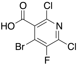 4-Bromo-2,6-dichloro-5-fluoro-3-pyridinecarboxylic Acid
