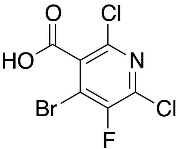 4-Bromo-2,6-dichloro-5-fluoro-3-pyridinecarboxylic Acid