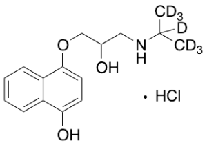 rac-4-Hydroxy Propranolol-d7 Hydrochloride