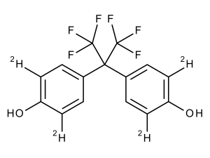 2,2-Bis-(4-hydroxyphenyl)hexafluoropropane-d4