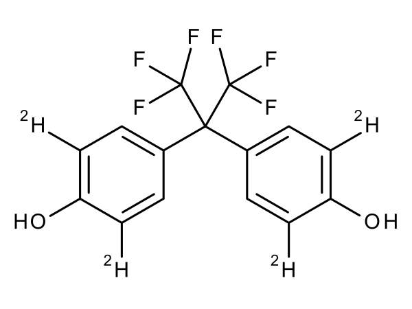 2,2-Bis-(4-hydroxyphenyl)hexafluoropropane-d4