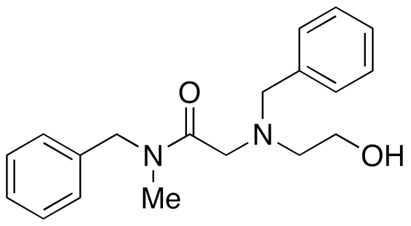 2-[N-Benzyl-(2-hydroxyethyl)amino]-N-methyl-N-(phenylmethyl)-acetamide