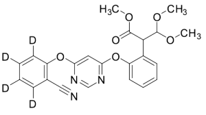 2-(2-((6-(2-Cyanophenoxy)pyrimidin-4-yl)oxy)phenyl)-2,2-dimethoxyacetic Acid Methyl Ester-d4