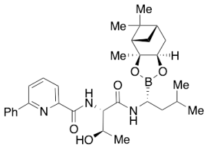 N-[(1S,2R)-1-[[[(1R)-1-[(3aS,4S,6S,7aR)-Hexahydro-3a,5,5-trimethyl-4,6-methano-1,3,2-benzodioxaborol-2-yl]-3-methylbutyl]amino]carbonyl]-2-hydroxypropyl]-6-phenyl-2-pyridinecarboxamide