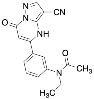 N-(3-(3-Cyano-7-oxo-4,7-dihydropyrazolo[1,5-a]pyrimidin-5-yl)phenyl)-N-ethylacetamide