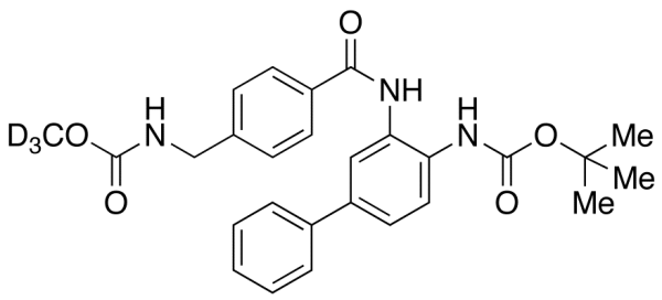 N-[[4-[[[4-[[tert-Butyloxycarbonyl]amino][1,1'-biphenyl]-3-yl]amino]carbonyl]phenyl]methyl]carbamic Acid Methyl Ester-d3