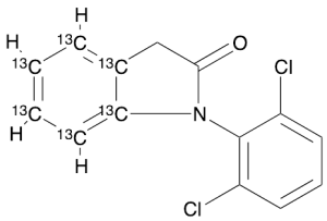 Diclofenac Amide-13C6 (~5% unlabelled)