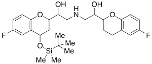 4-tert-Butyldimethylsilyloxy Nebivolol (Mixture of Diastereomers)