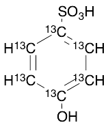 4-Hydroxybenzenesulfonic Acid-13C6 (>90%)